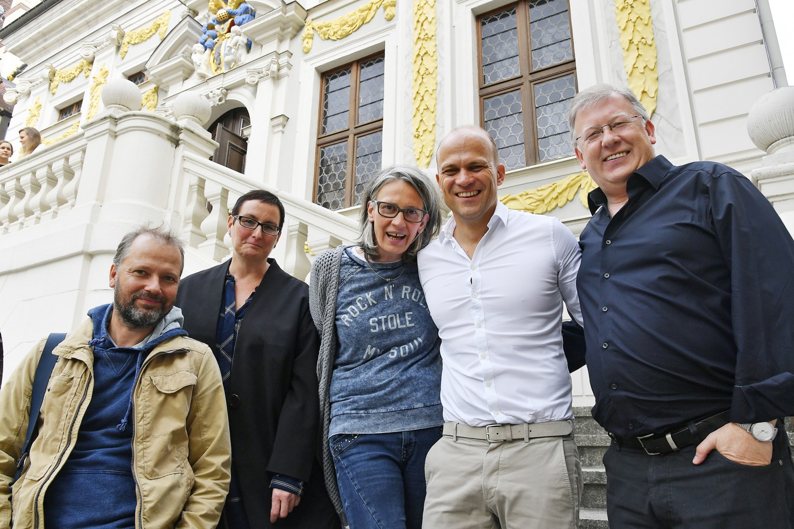 Der Vorstand der AG Kino - Gilde nach der Mitgliederversammlung